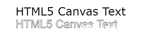 HTML5 Canvas 繪制文本 HTML5 Canvas 繪制文本