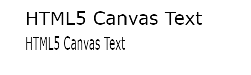HTML5 Canvas 繪制文本 HTML5 Canvas 繪制文本